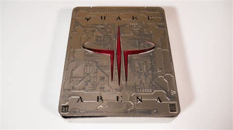 quake 3 steel box|Quake 3 Arena Steel Metal Case PC Cd Rom Big Box Edition Game.